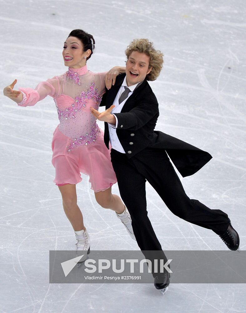 2014 Winter Olympics. Figure skating. Ice dance. Short program