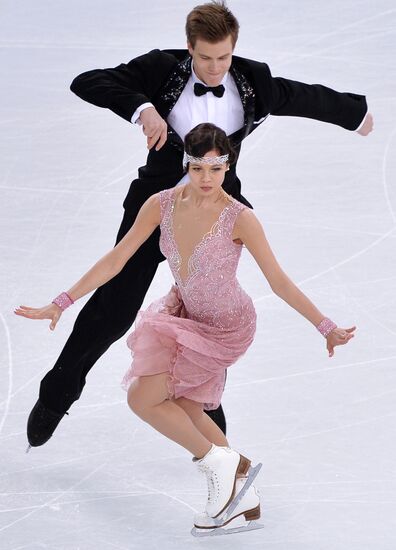2014 Winter Olympics. Figure skating. Ice dance. Short program