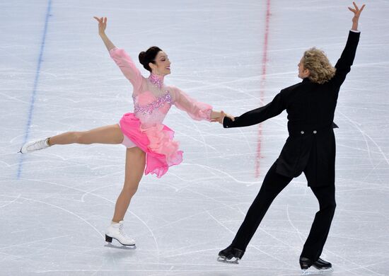 2014 Winter Olympics. Figure skating. Ice dance. Short program