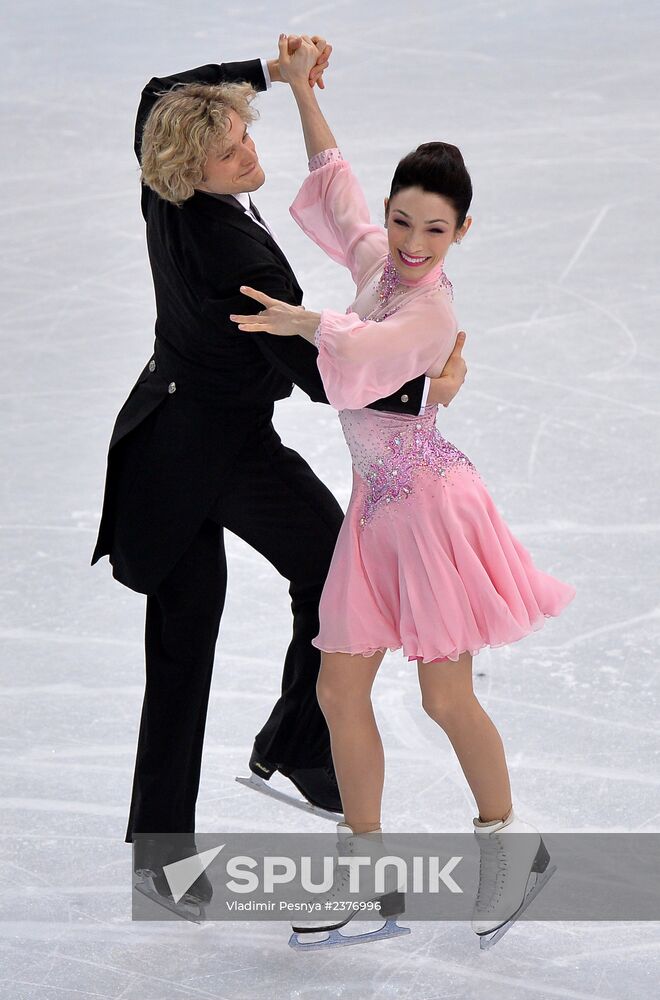 2014 Winter Olympics. Figure skating. Ice dance. Short program