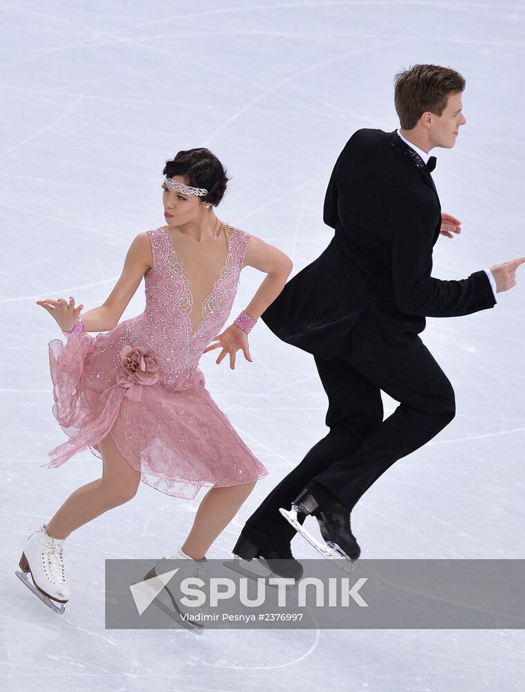 2014 Winter Olympics. Figure skating. Ice dance. Short program