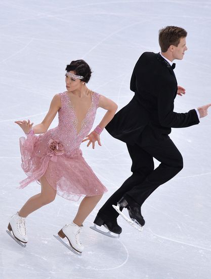 2014 Winter Olympics. Figure skating. Ice dance. Short program
