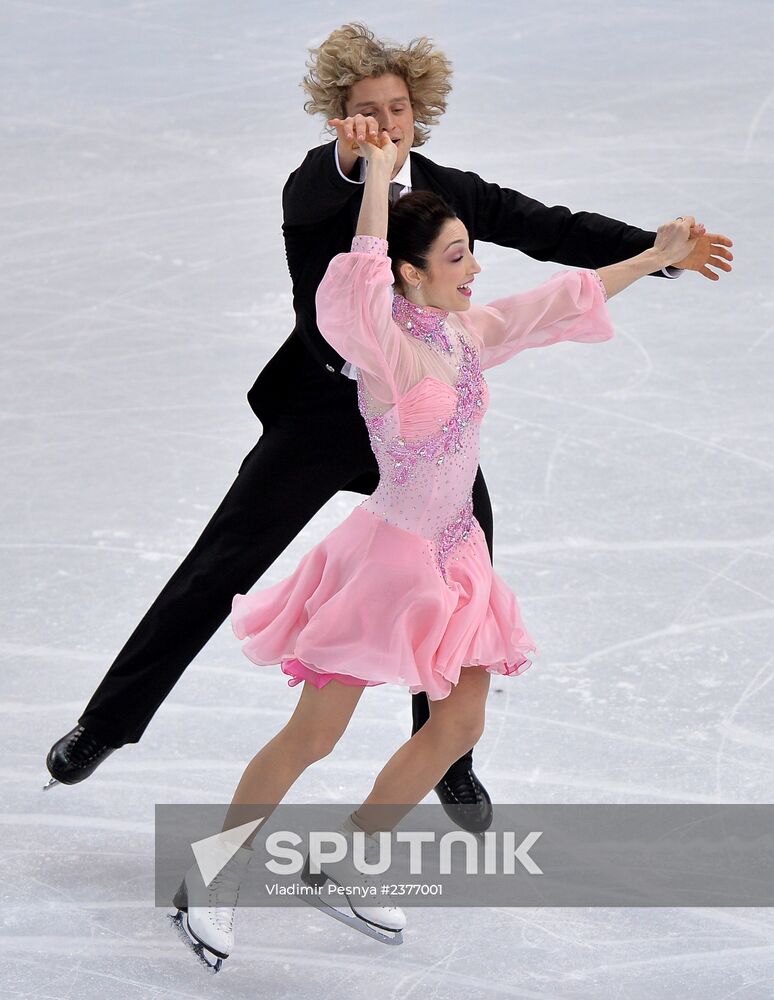 2014 Winter Olympics. Figure skating. Ice dance. Short program