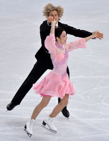 2014 Winter Olympics. Figure skating. Ice dance. Short program
