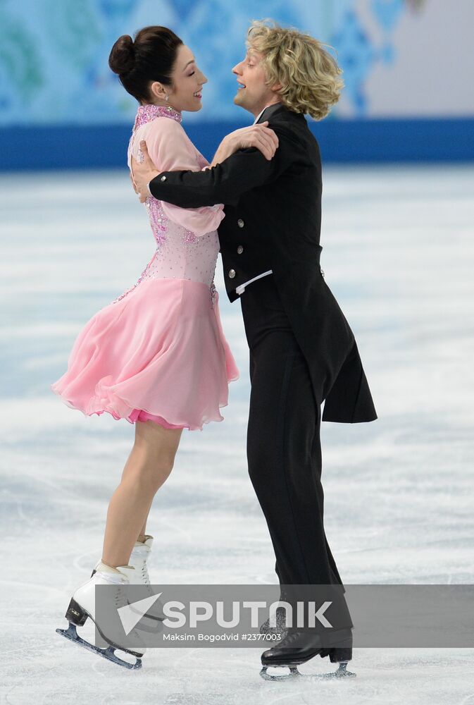 2014 Winter Olympics. Figure skating. Ice dance. Short program