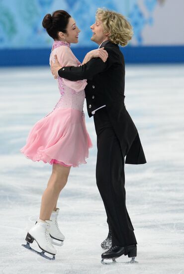 2014 Winter Olympics. Figure skating. Ice dance. Short program