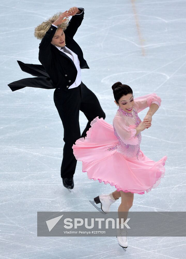 2014 Winter Olympics. Figure skating. Ice dance. Short program