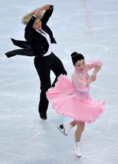 2014 Winter Olympics. Figure skating. Ice dance. Short program