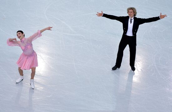 2014 Winter Olympics. Figure skating. Ice dance. Short program
