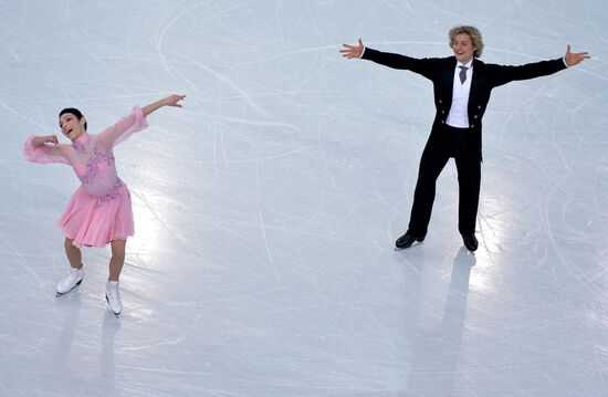 2014 Winter Olympics. Figure skating. Ice dance. Short program