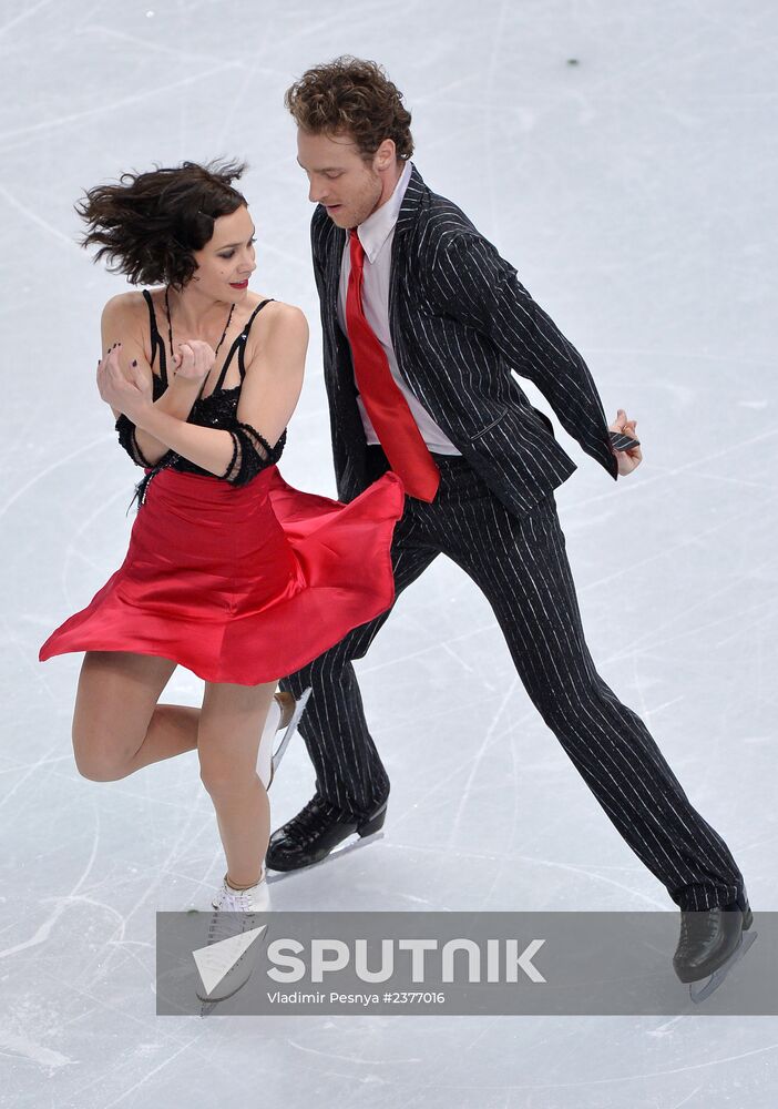 2014 Winter Olympics. Figure skating. Ice dance. Short program