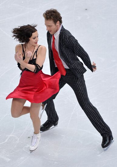 2014 Winter Olympics. Figure skating. Ice dance. Short program