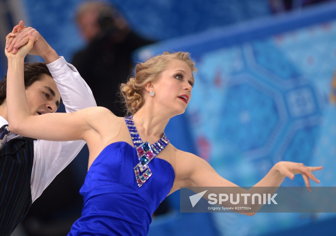 2014 Winter Olympics. Figure skating. Ice dance. Short program