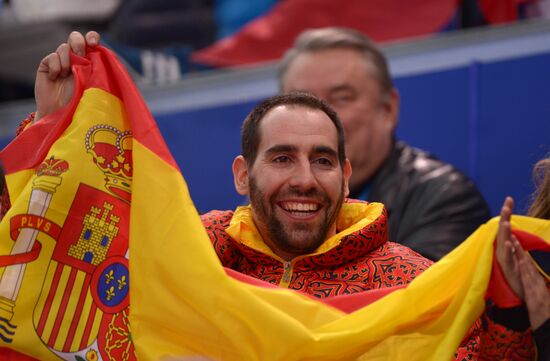 2014 Winter Olympics. Figure skating. Ice dance. Short program