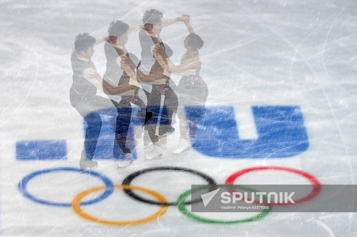 2014 Winter Olympics. Figure skating. Ice dance. Short program