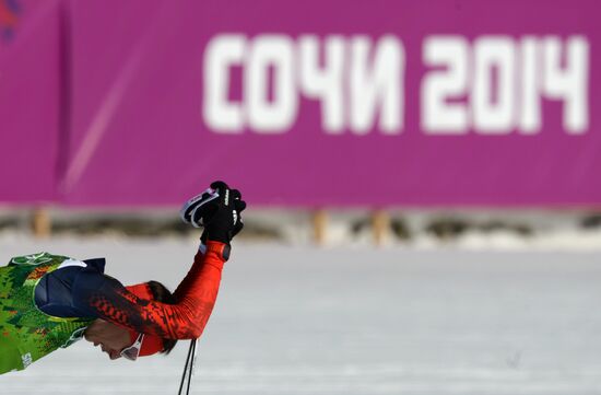 2014 Winter Olympics. Cross-country skiing. Men. Relay
