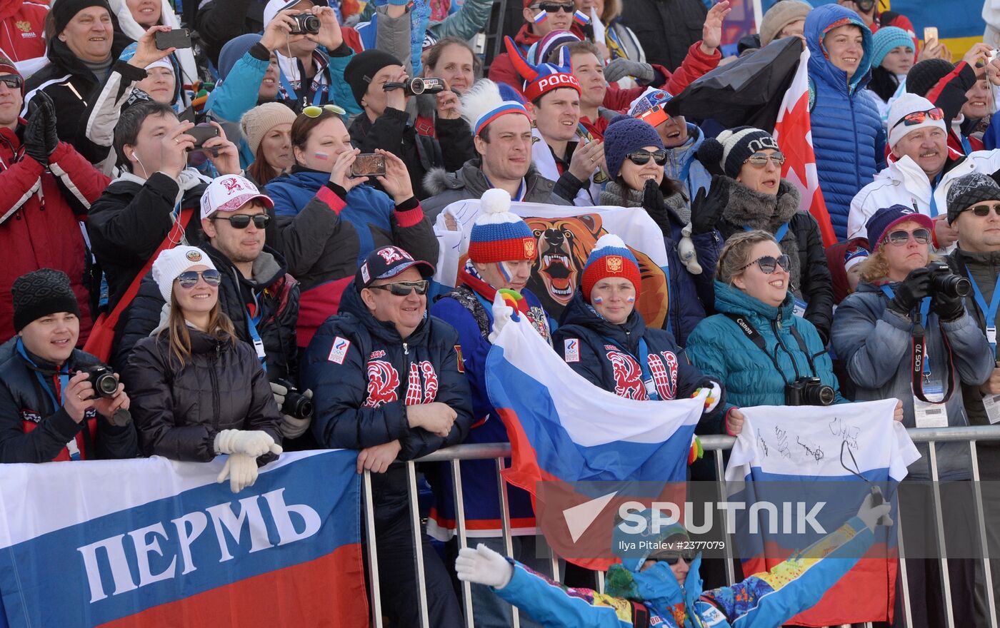 2014 Winter Olympics. Cross-country skiing. Men. Relay
