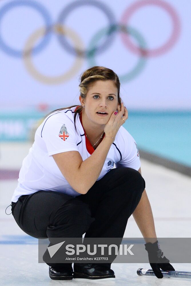 2014 Winter Olympics. Curling. Women, Day eight