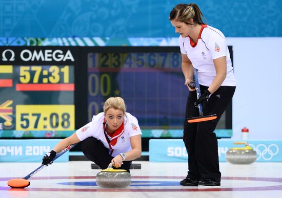 2014 Winter Olympics. Curling. Women. Day Eight