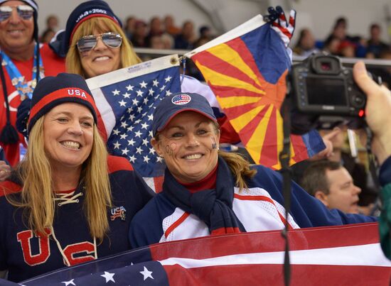 2014 Winter Olympics. Ice hockey. Women. USA vs. Sweden