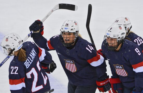 2014 Winter Olympics. Ice hockey. Men. USA vs. Sweden