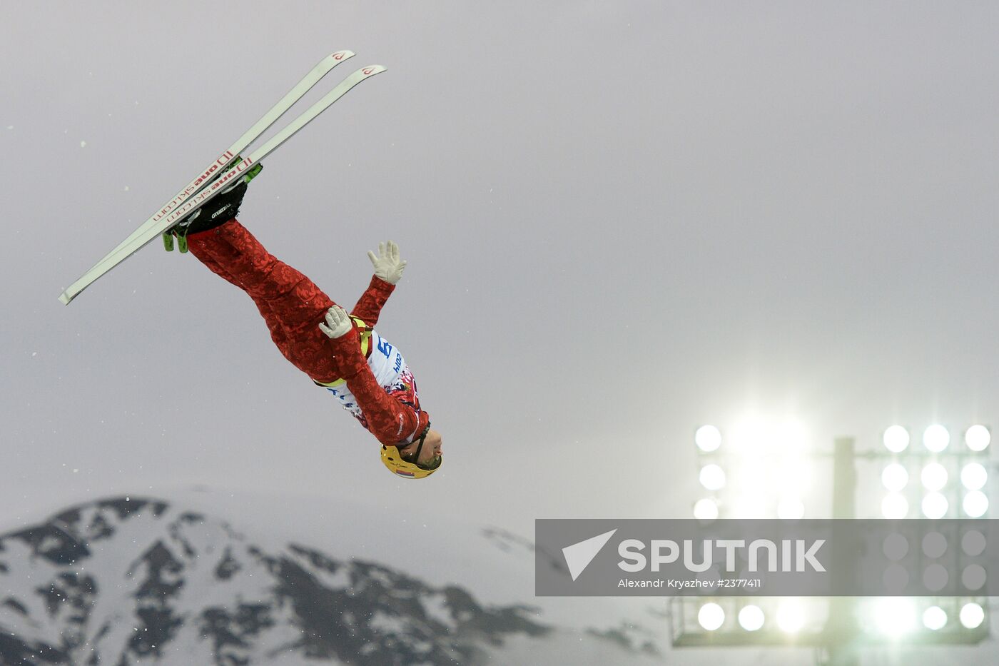 2014 Winter Olympics. Freestyle skiing. Men. Aerials