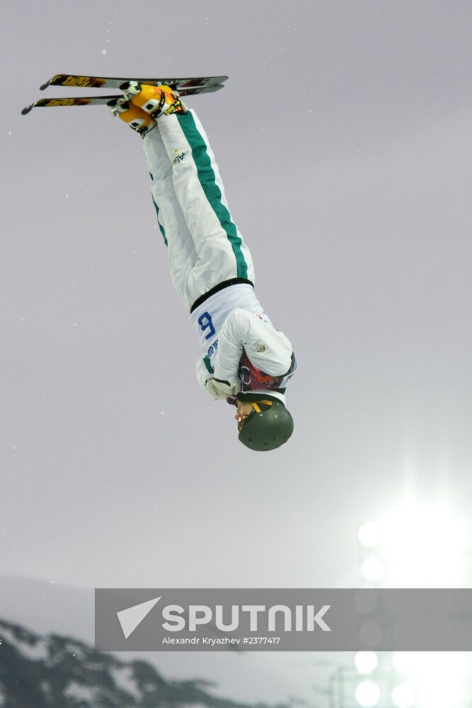 2014 Winter Olympics. Freestyle skiing. Men. Aerials