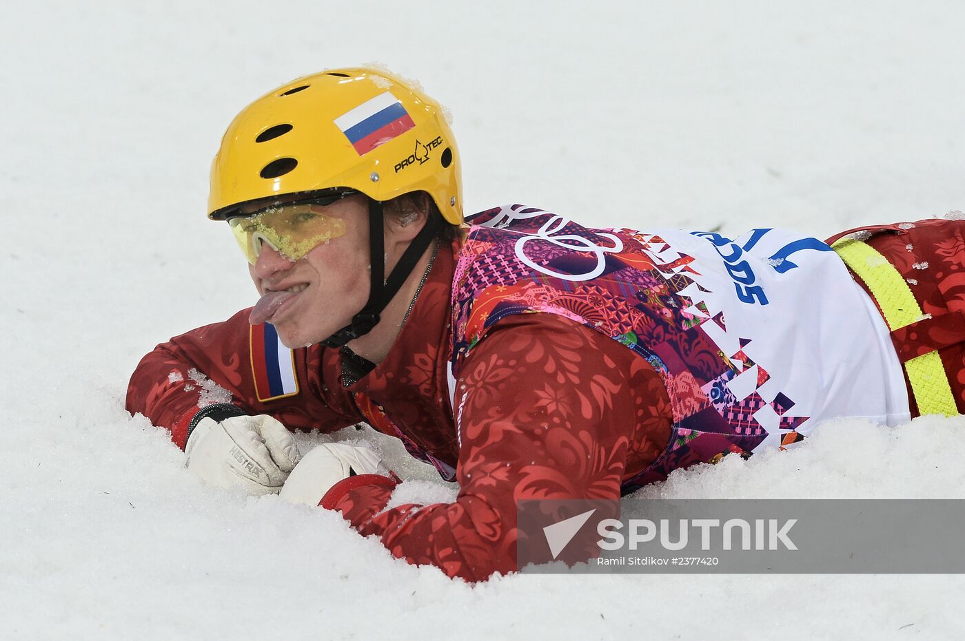 2014 Winter Olympics. Freestyle skiing. Men. Aerials