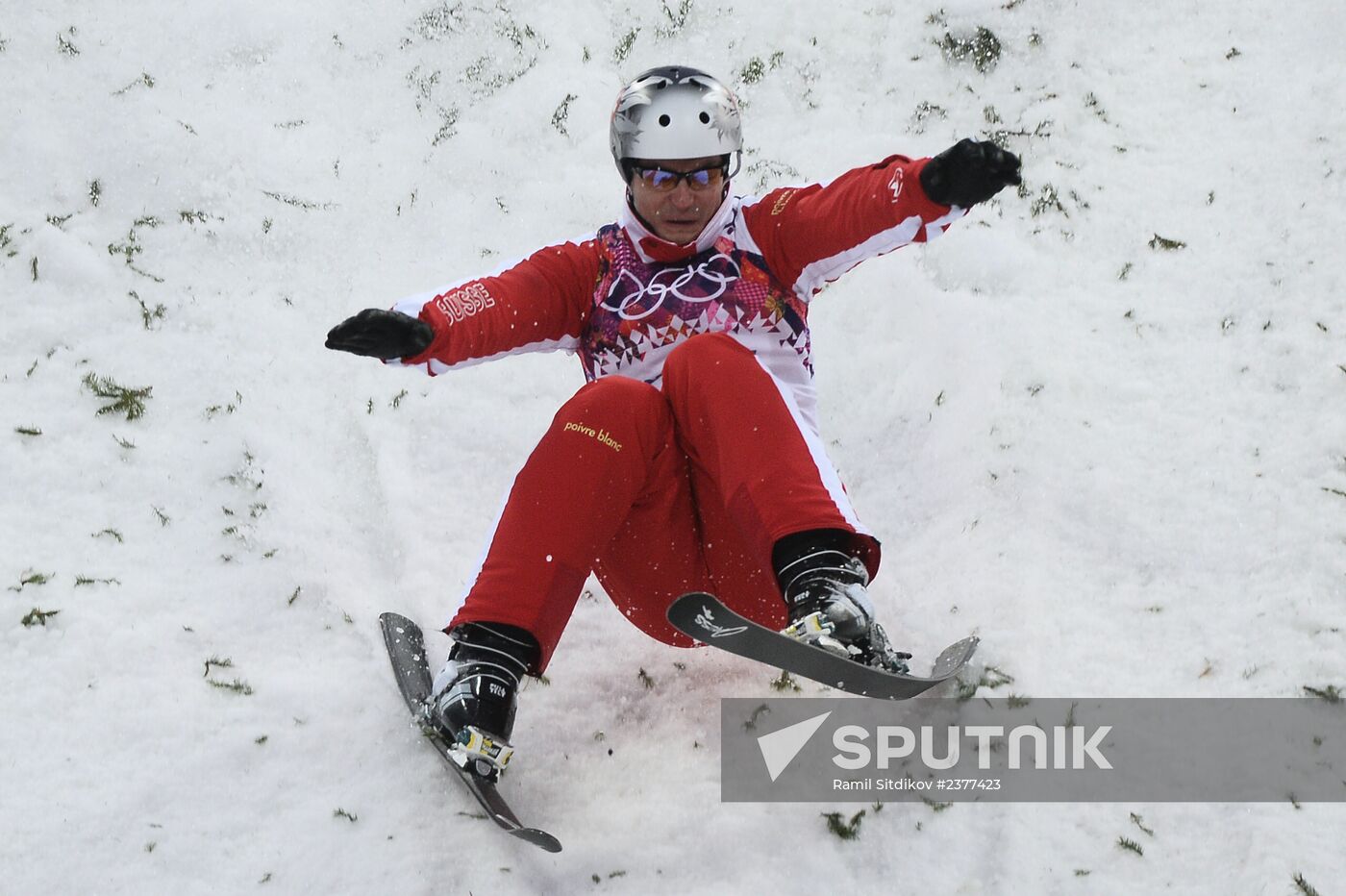 2014 Winter Olympics. Freestyle skiing. Men. Aerials