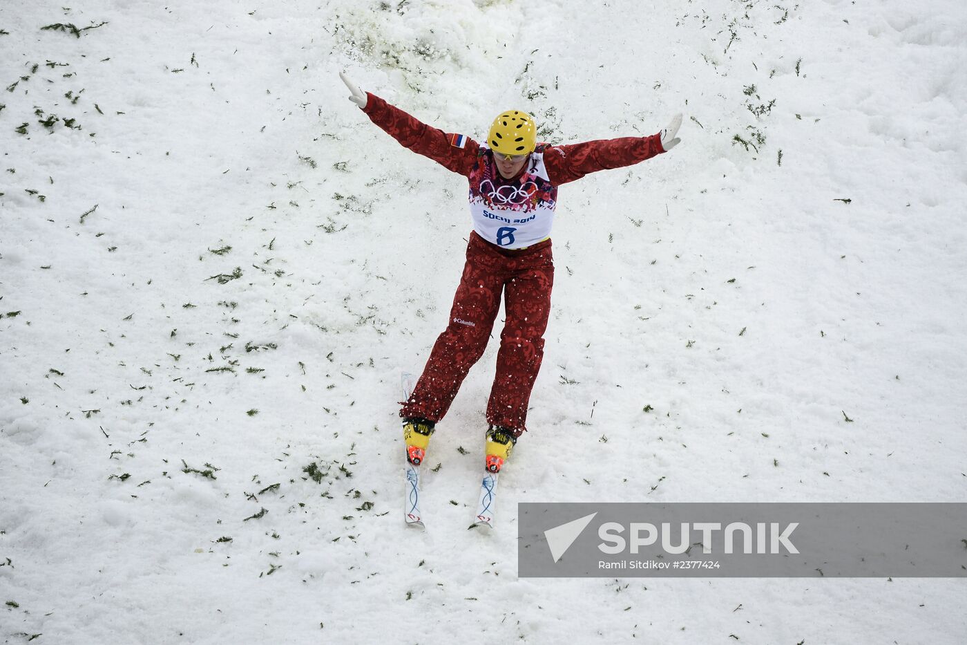 2014 Winter Olympics. Freestyle skiing. Men. Aerials
