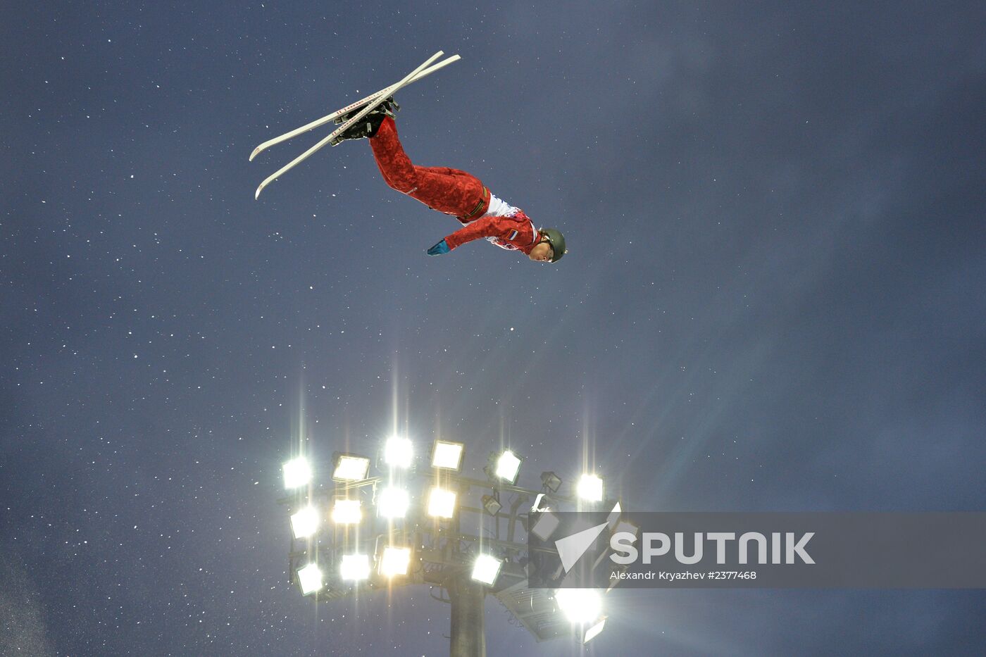 2014 Winter Olympics. Freestyle skiing. Men. Aerials