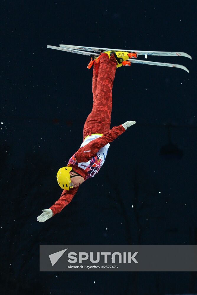 2014 Winter Olympics. Freestyle skiing. Men. Aerials