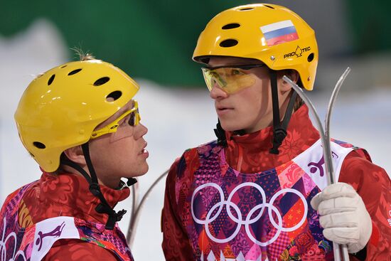 2014 Winter Olympics. Freestyle skiing. Men. Aerials
