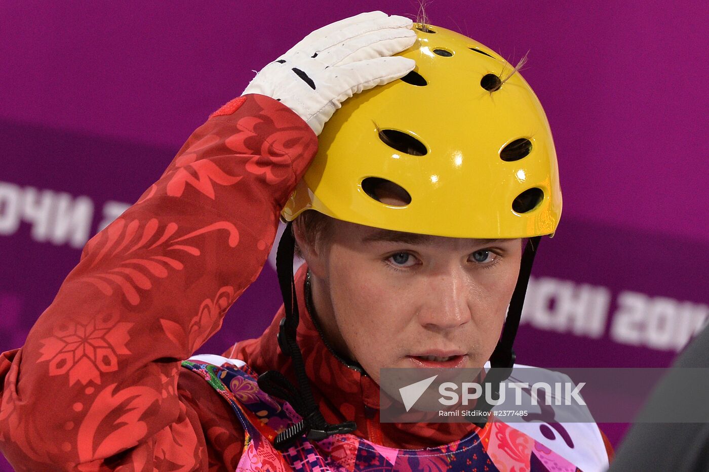 2014 Winter Olympics. Freestyle skiing. Men. Aerials