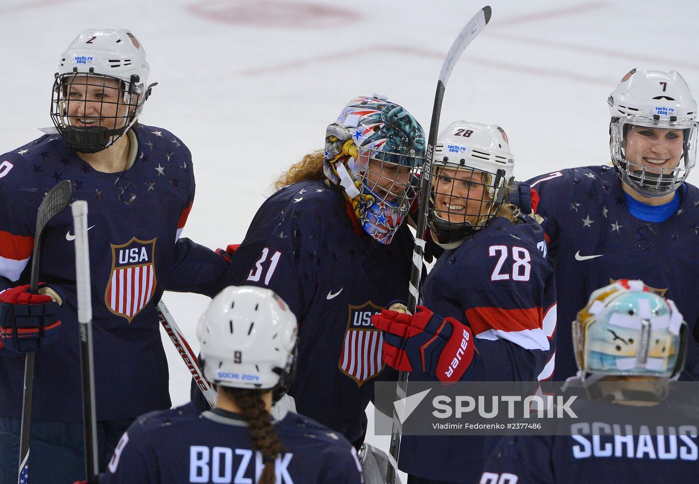 2014 Winter Olympics. Ice hockey. Men. USA vs. Sweden