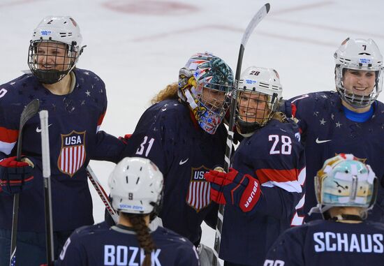 2014 Winter Olympics. Ice hockey. Men. USA vs. Sweden