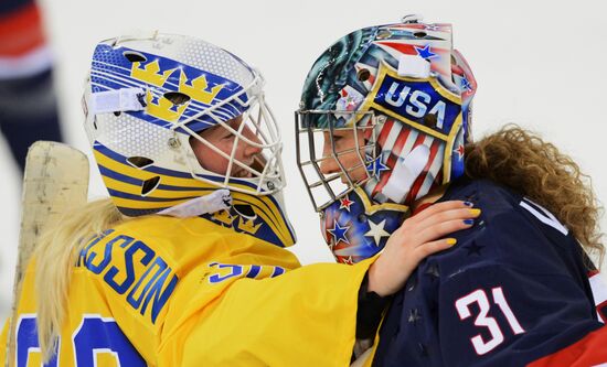 2014 Winter Olympics. Ice hockey. Men. USA vs. Sweden