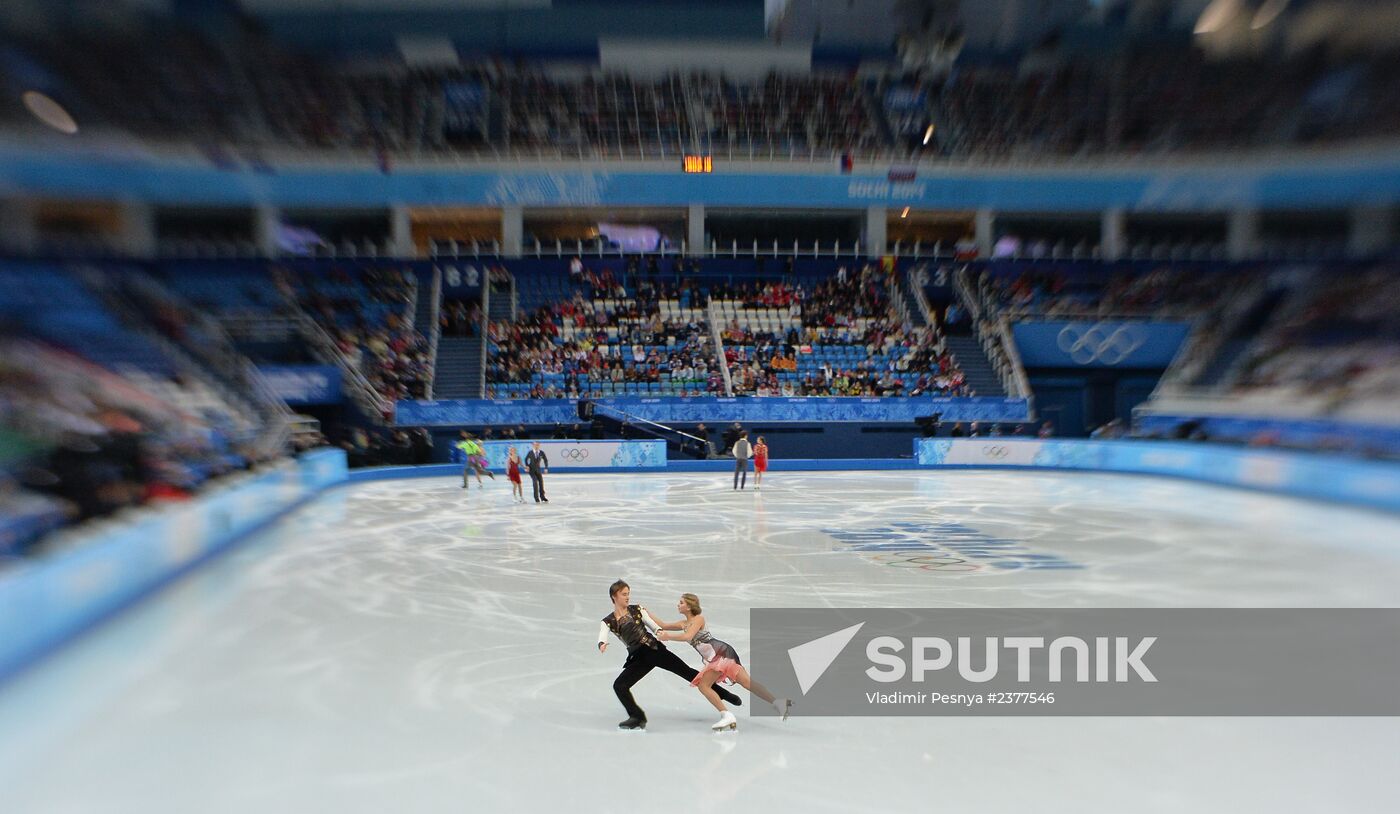 2014 Winter Olympics. Figure skating. Ice dance. Free skating