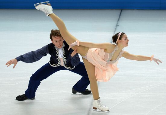 2014 Winter Olympics. Figure skating. Ice dance. Free skating