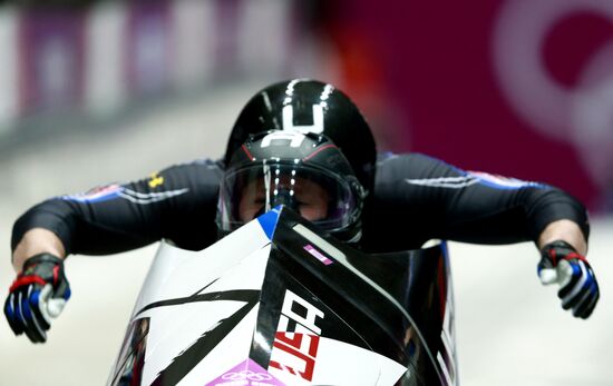 2014 Winter Olympics. Bobsleigh. Two-man. Day Two