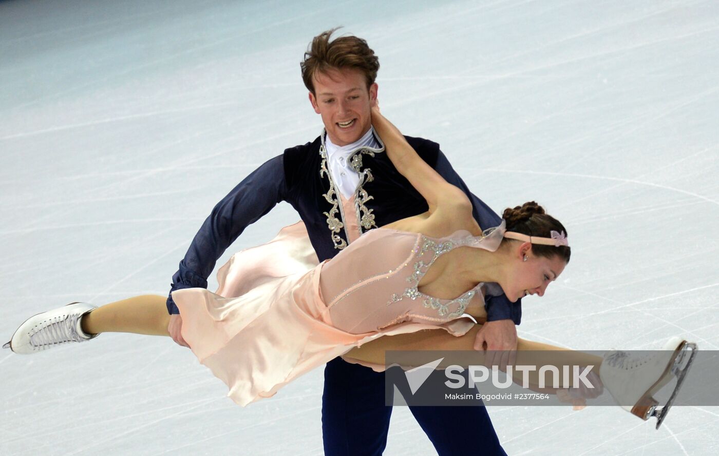 2014 Winter Olympics. Figure skating. Ice dance. Free skating