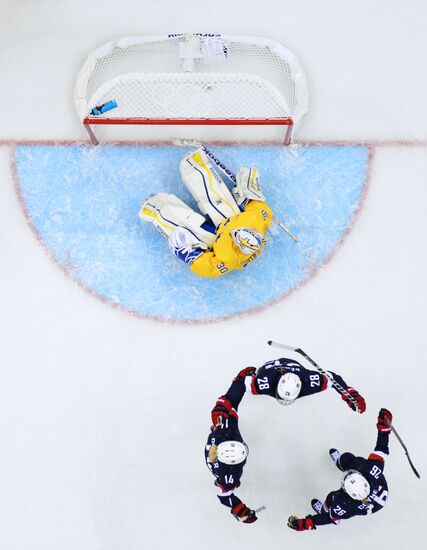 2014 Winter Olympics. Ice hockey. Women. United States vs. Sweden