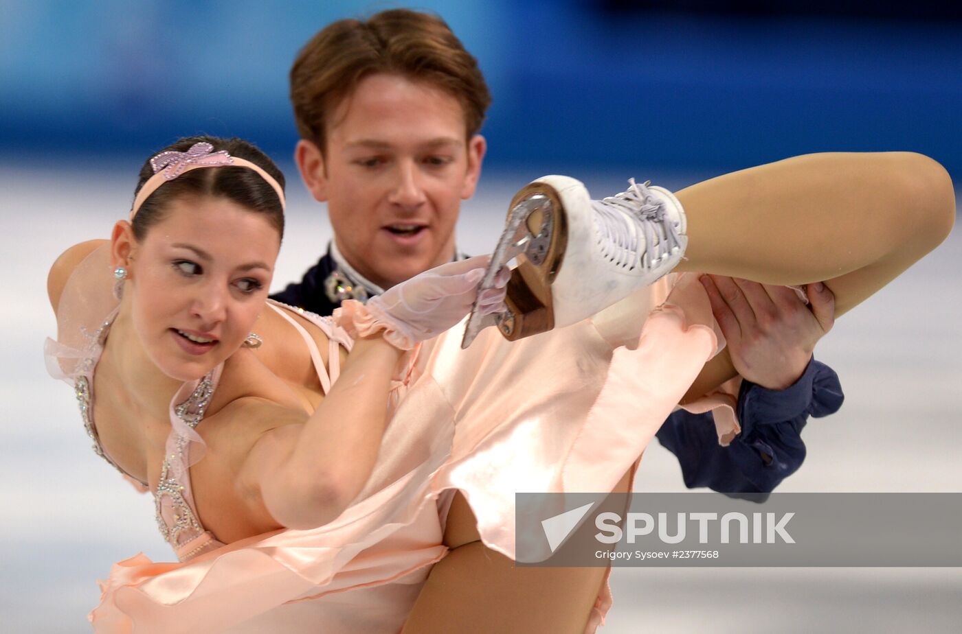 2014 Winter Olympics. Figure skating. Ice dance. Free skating