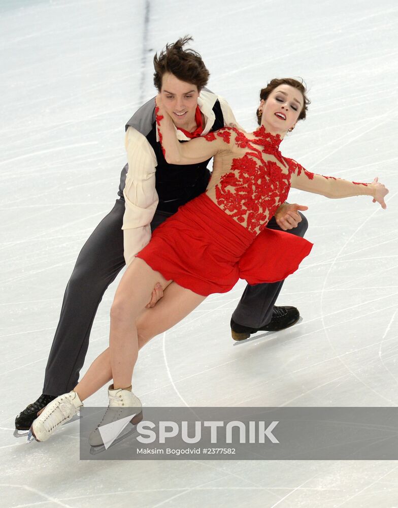 2014 Winter Olympics. Figure skating. Ice dance. Free skating