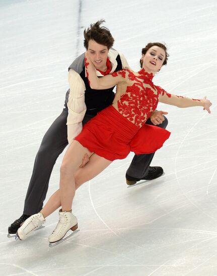 2014 Winter Olympics. Figure skating. Ice dance. Free skating