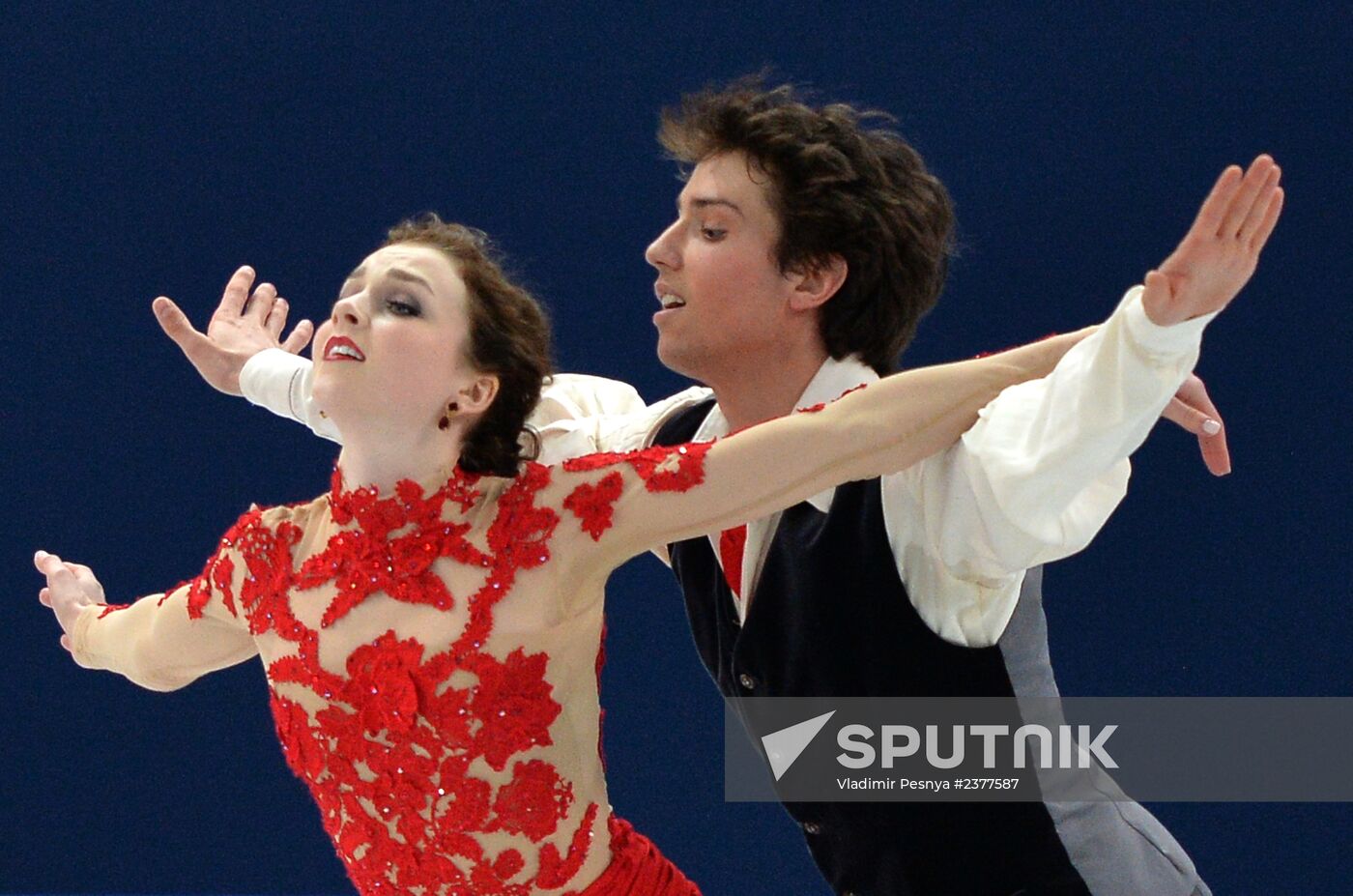 2014 Winter Olympics. Figure skating. Ice dance. Free skating