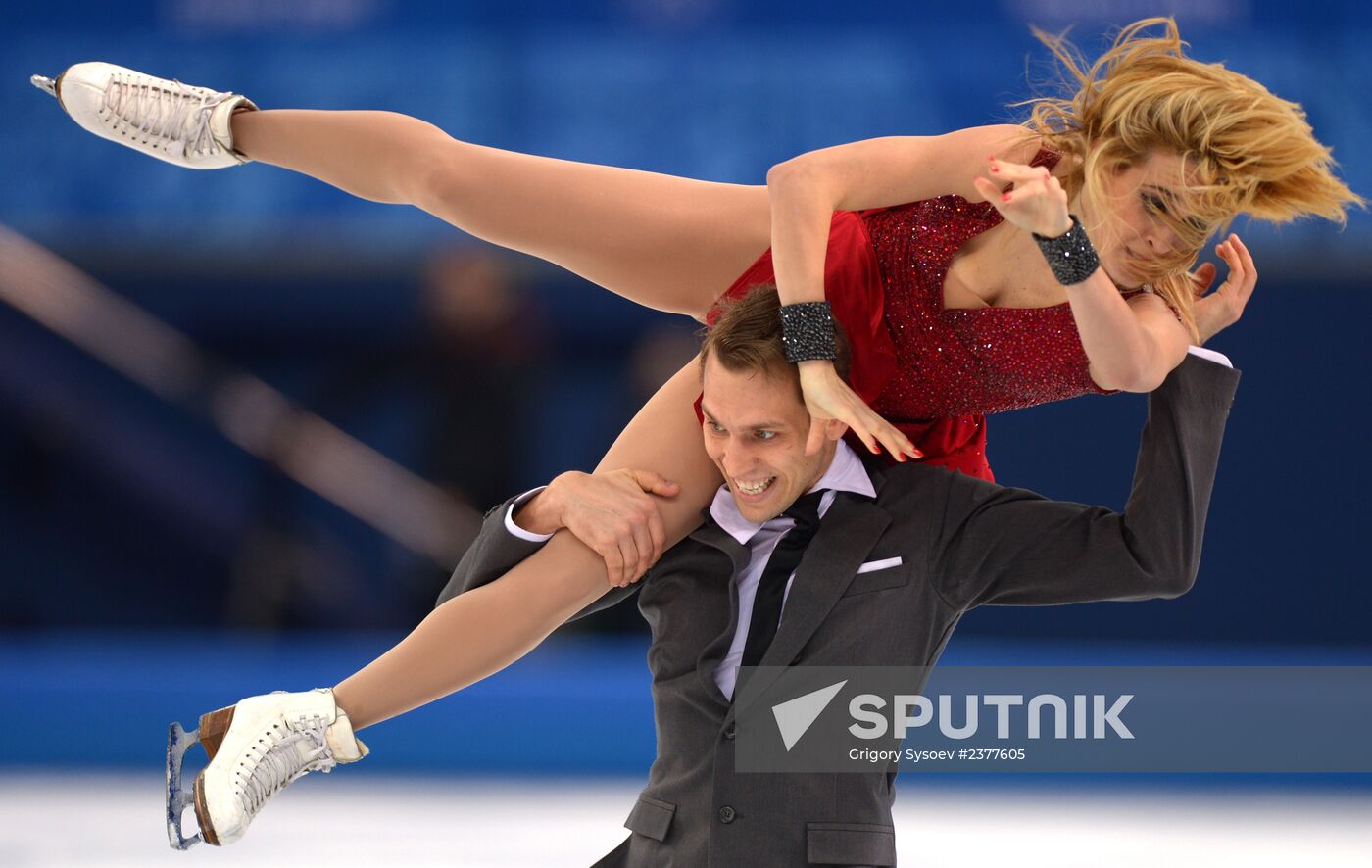 2014 Winter Olympics. Figure skating. Ice dance. Free skating