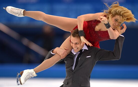 2014 Winter Olympics. Figure skating. Ice dance. Free skating