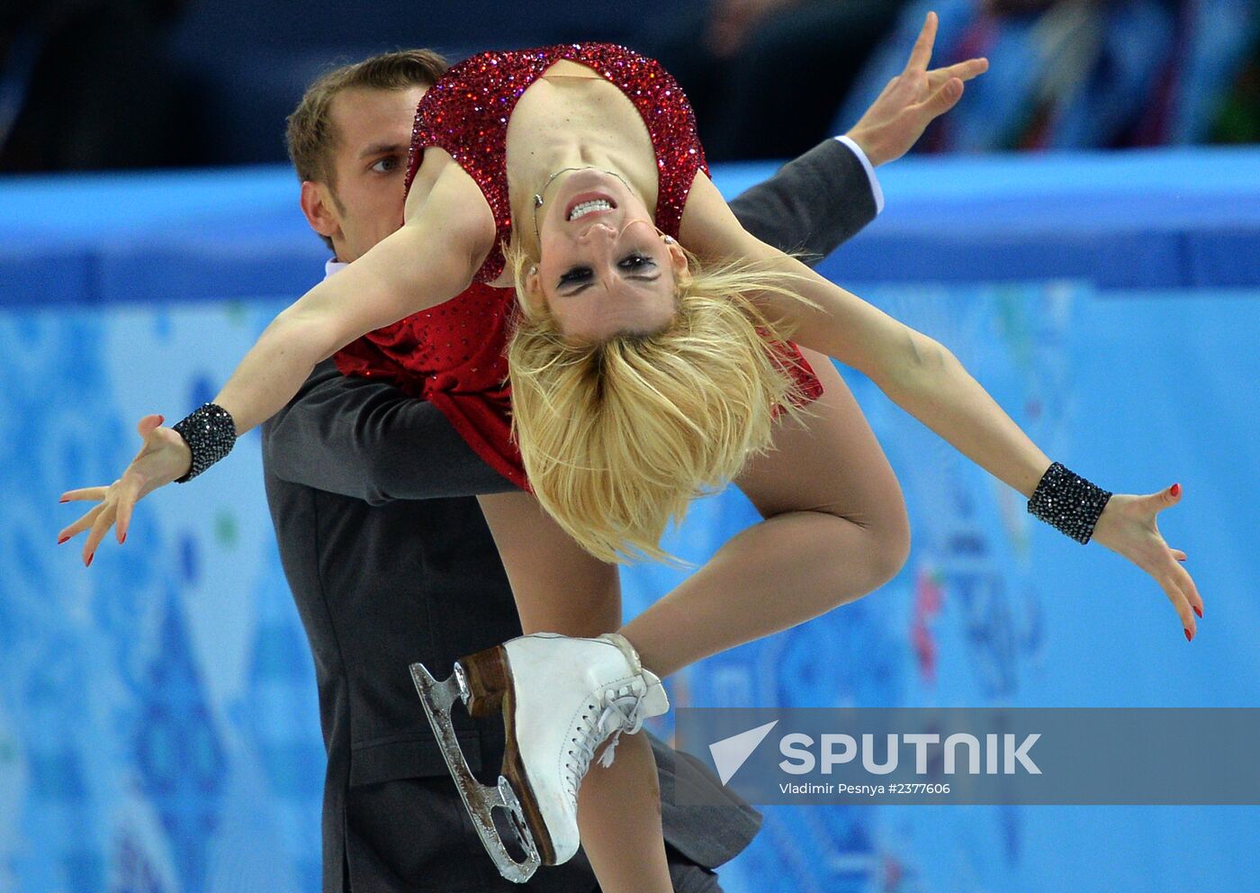 2014 Winter Olympics. Figure skating. Ice dance. Free skating