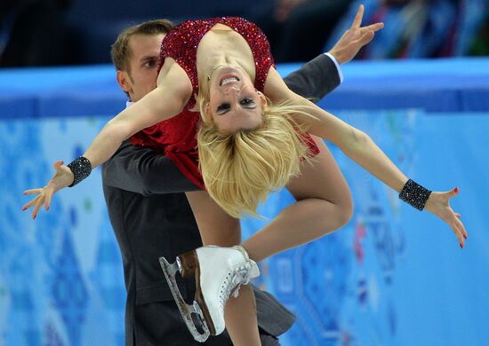 2014 Winter Olympics. Figure skating. Ice dance. Free skating